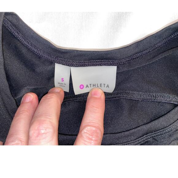 Athleta Athletic Tank with Asymmetric Gathering - Size‎ S - Picture 4 of 9